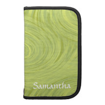 Yellow Swirls Folio Planners
