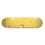 Yellow Swiss Cheese Texture skateboard