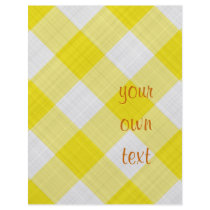 yellow table cloth