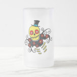 Yellow Top Hat Skeleton Coffee Mug