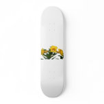 Yellow Trumpet Flowers cutout photo skateboards