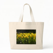 Yellow Tulip Garden Tote Bag