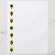 Yellow Tulips With Red Stripes Flyers