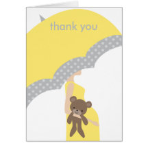 Yellow Umbrella Note Cards