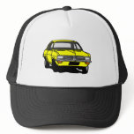 Yellow Vauxhall Viva HC hats