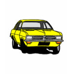 Yellow Vauxhall Viva HC t-shirts