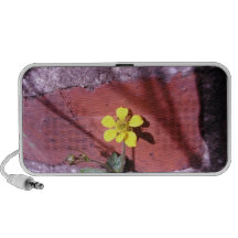 Yellow Weed flower Travelling Speaker