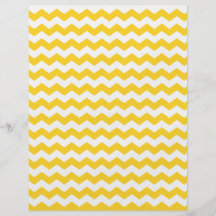 yellow  white chevrons custom flyer