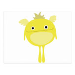 Yellow Winged Monster Post Card
