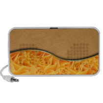 Yellowish rose flowers speakers