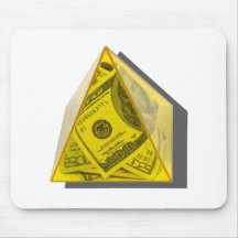 YellowPowerPyramidMoney021411 Mouse Pad