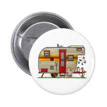 Yellowstone Camper Trailer Pinback Buttons