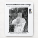 Yellowstone Geology Pioneers III - Gardner Falls mousepads