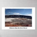 Yellowstone National Park hot spring Posters