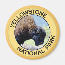 Yellowstone National Park Refrigerator Magnet
