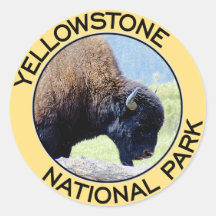 Yellowstone National Park Sticker