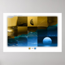 yelow --> blue poster