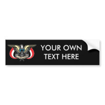 Yemen Coat of Arms Bumper Sticker
