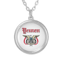 Yemen coat of arms designs custom necklace