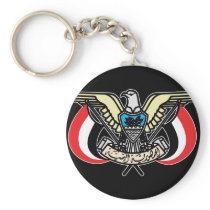 Yemen Coat of Arms Keychains