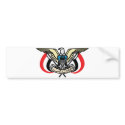 Yemen Official Coat Of Arms Heraldry Symbol bumper stickers