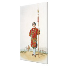 Yeoman of the King's Guard, from 'Costume of Great Canvas Prints