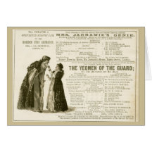 Yeomen of the Guard Cast Cards