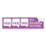 Yes2AV Bumper sticker bumper stickers