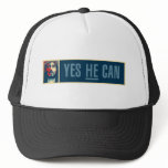 Yes HE Can - Baseball Cap - Long image hats