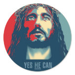 Yes HE Can Circle Sticker