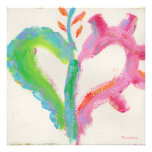 Yes! heart party invitation