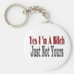Yes I Am A Bitch 7 Key Chains