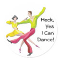 Yes I Can Dance stickers