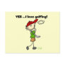 YES I Love Golf Tshirts and Gifts Postcard