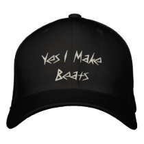 Yes I Make Beats Embroidered Baseball Caps