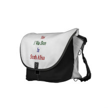 Yes I Was Born In South Africa Courier Bags