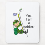 Yes I'm a Soldier Mouse Mats