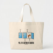 Yes, It Is Better To Switch (Three Doors One Goat) Canvas Bag