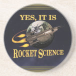 Yes, It Is Rocket Science Beverage Coaster