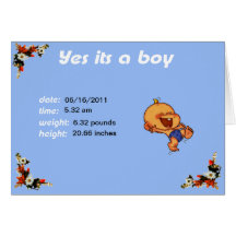 Yes its a boy karte
