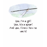 Yes, it's a spear! t-shirts