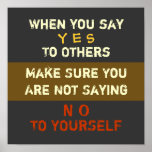 Yes & No ~ 12X12 Poster