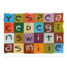 Yes Peace Begins Postcards