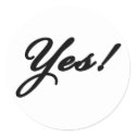 Yes! Sticker - Say Yes!