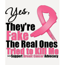 YES They're fake....My real ones tried to kill me