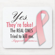 YES they're fake the real ones tried to kill me Mouse Pads