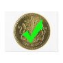 Yes to Pounds Sterling, No to the Euro ! Postcard