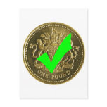 Yes to Pounds Sterling, No to the Euro ! Post Cards
