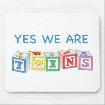 Yes we are twins blocks mouse mats