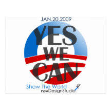 Yes We Can 2 Post Card